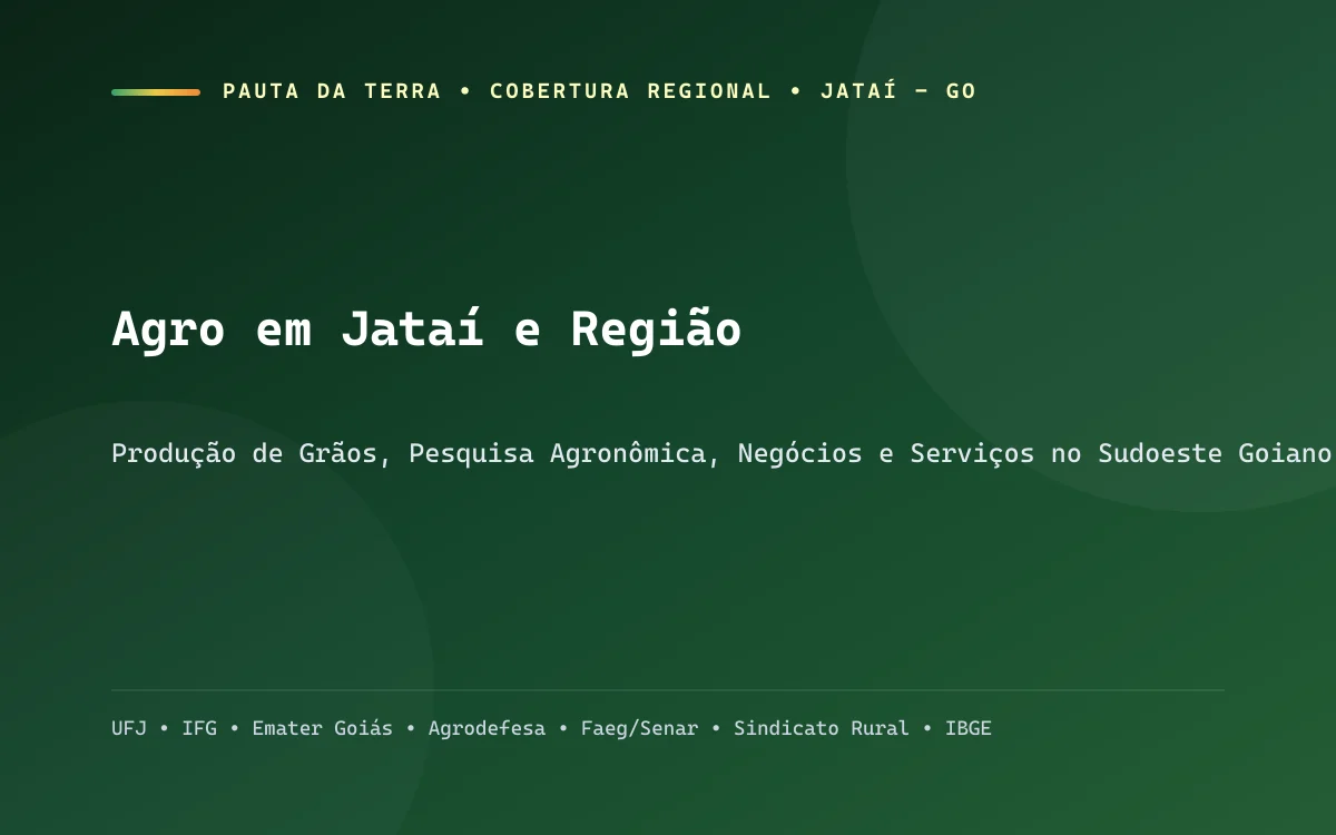 Lavoura de grãos e chapadões produtivos em Jataí, Sudoeste Goiano
