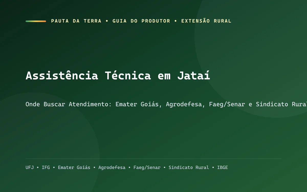 Técnico agrícola orientando produtor rural em propriedade de Jataí