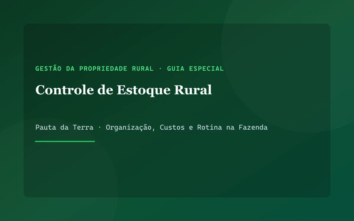 Galpão agrícola organizado com insumos, sementes e defensivos em paletes sinalizados