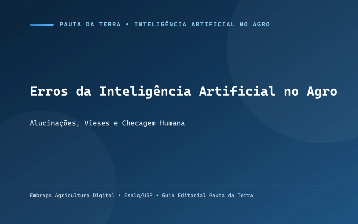 Técnico agrícola com expressão preocupada diante de trator parado e tablet indicando erro de calibração no campo