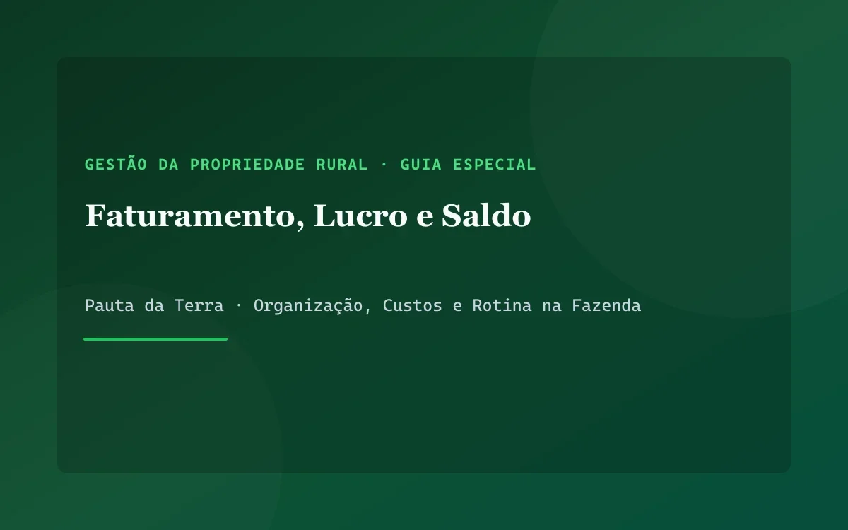 Silos de grãos e balanço financeiro ilustrando rentabilidade e faturamento rural
