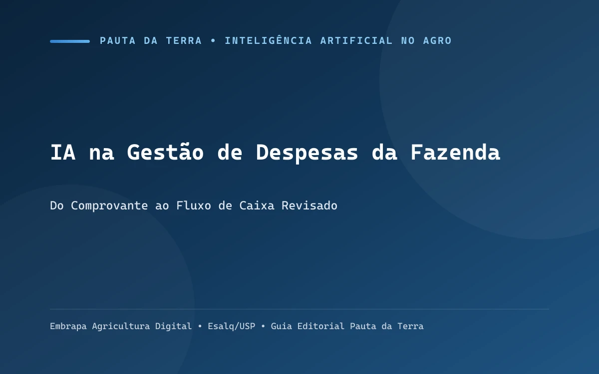 Produtor rural e administradora conferindo dashboard financeiro agrícola e notas fiscais organizadas em tablet