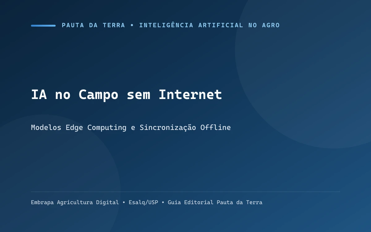 Módulo de computação embarcada instalado em chassi de trator operando em lavoura aberta sob sol forte