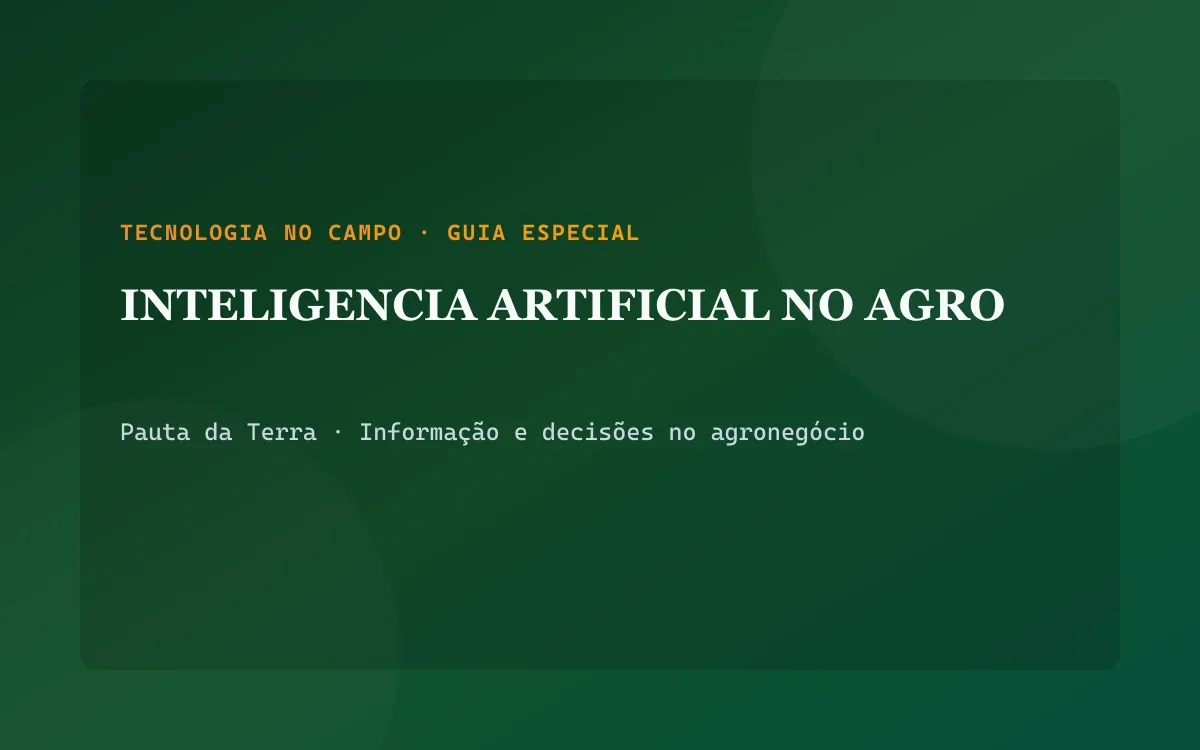 Produtor rural em lavoura utilizando tablet com interface de inteligência artificial para análise de dados agronômicos