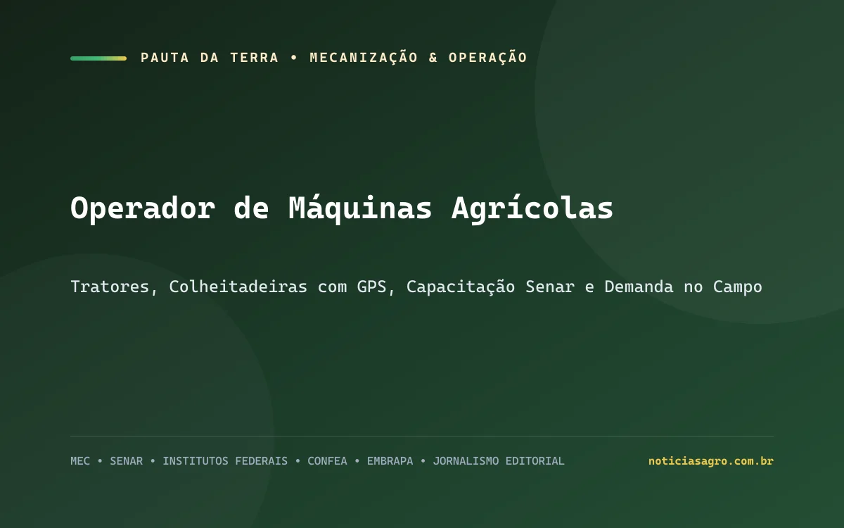 Operador rural com capacete e colete ajustando monitor touch screen de piloto automático em cabine de colheitadeira climatizada