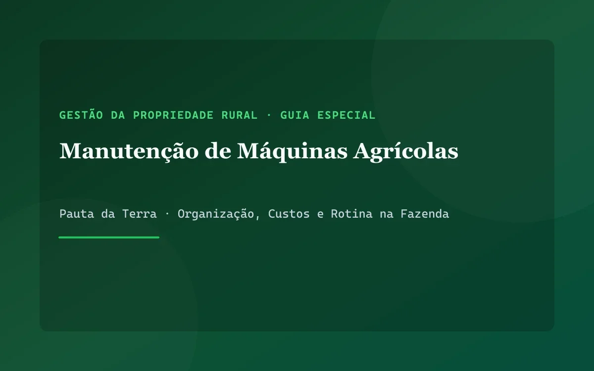 Mecânico e operador realizando revisão preventiva em trator agrícola em oficina da fazenda