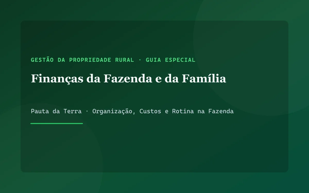Produtor rural organizando contas e anotações financeiras na mesa da fazenda
